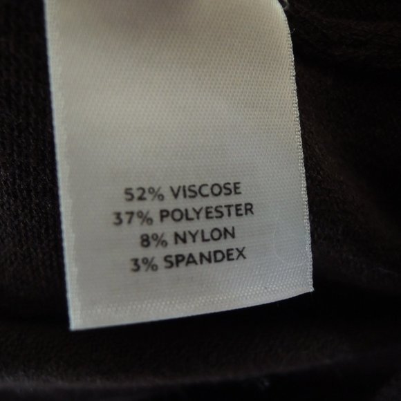 Halogen Brown Viscose Knit Knot Front Sweater S - Picture 8 of 8